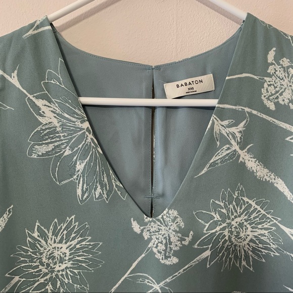 Aritzia Babaton Blue Maddox Blouse | XXS - Picture 7 of 9